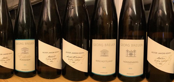 bouteilles vins allemands